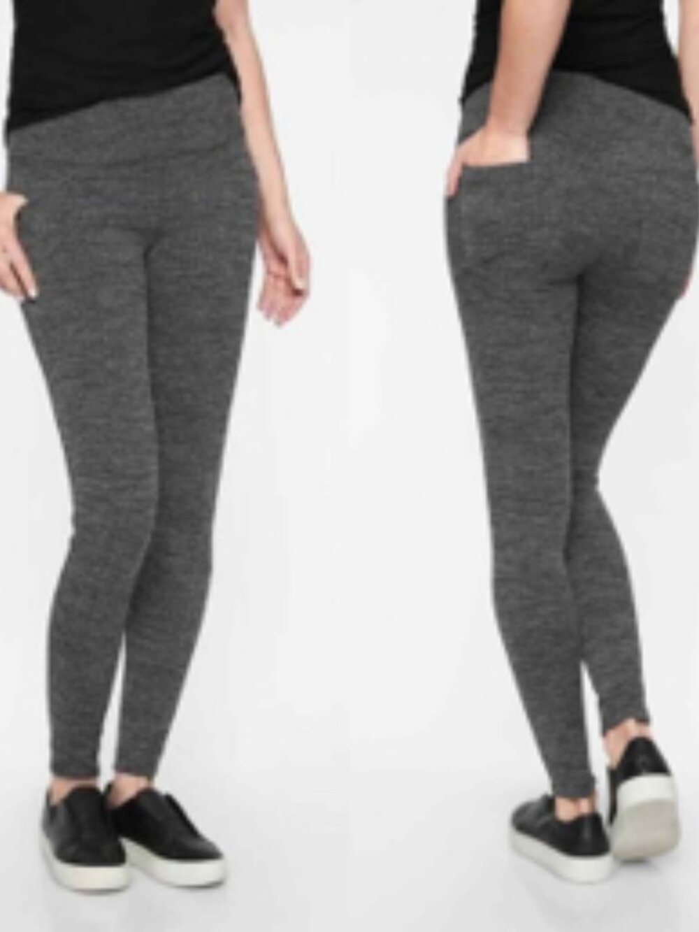 EUC Athleta Metro Herringbone High Waisted Leggings--sz XL